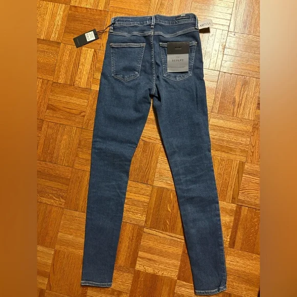 CITIZENS OF HUMANITY rocket swing low skinny jeans size 25 new with tags - Picture 7 of 12